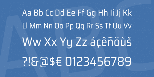 Saira Semicondensed Font
