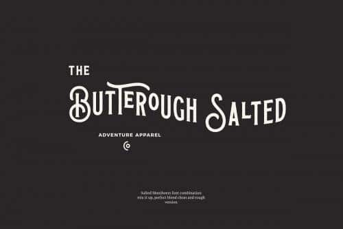 Salted Monthoers Font