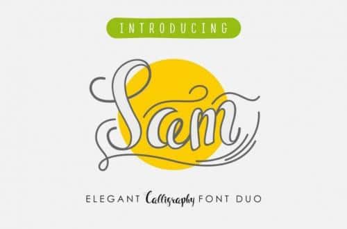 Sam Script Font