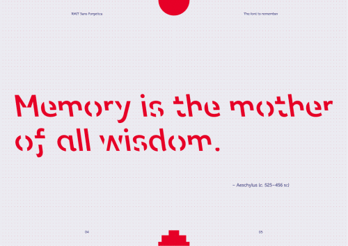 Sans Forgetica Font