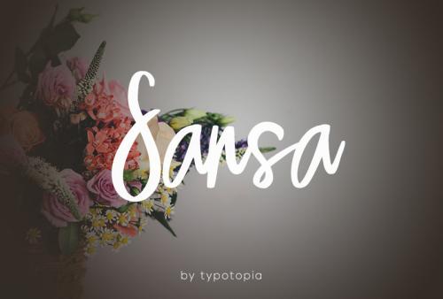Sansa Handwritten Font