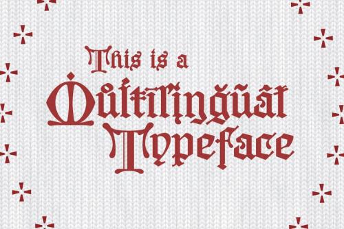 Santa Claus Christmas Font