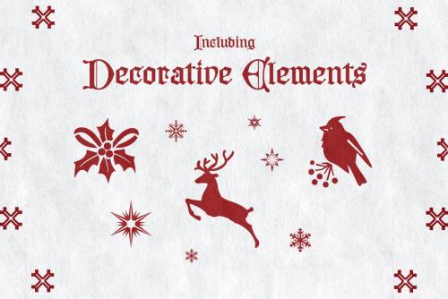 Santa Claus Christmas Font