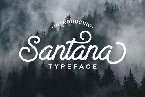 Santana Script Font