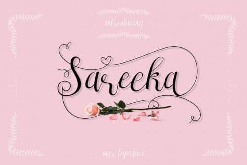 Sareeka Script Font