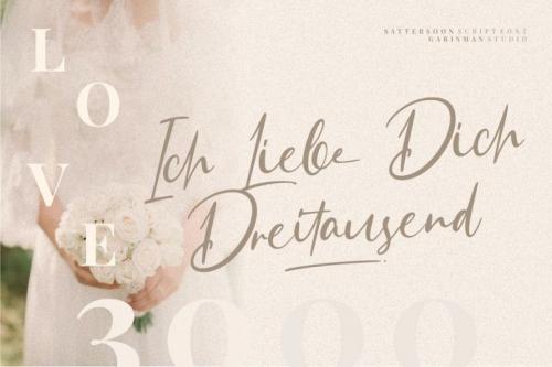 Sattersoon Script Font