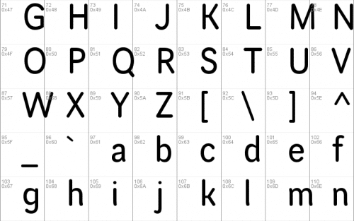 Scheme Font