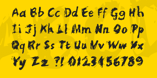 Scratchy Fonts