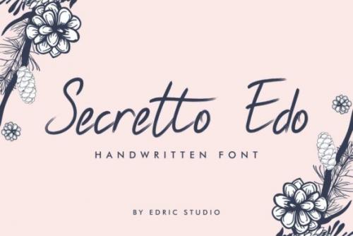 Secretto Edo Script Font