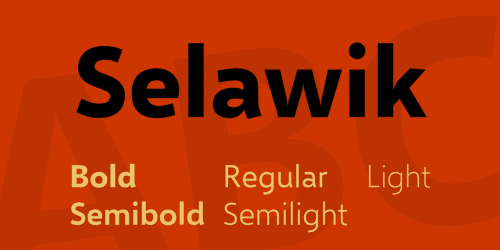 Selawik Font