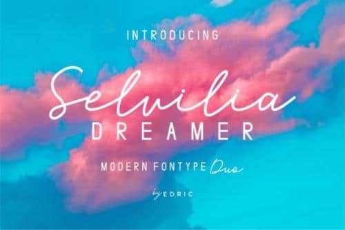 Selvillia Dreamer Handwritten Font