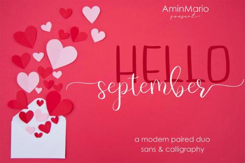 September Handwritten Font