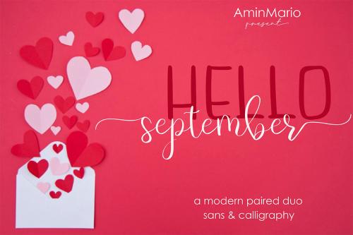 September Handwritten Font