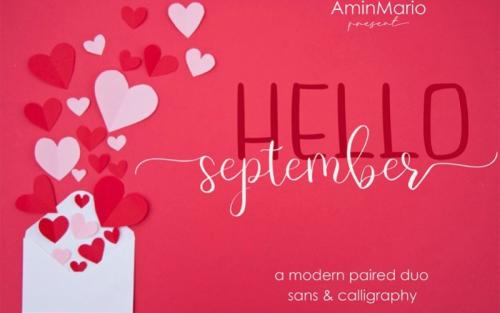 September Handwritten Font