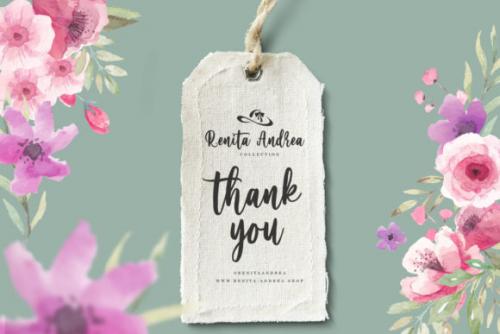 Serenity Calligraphy Font