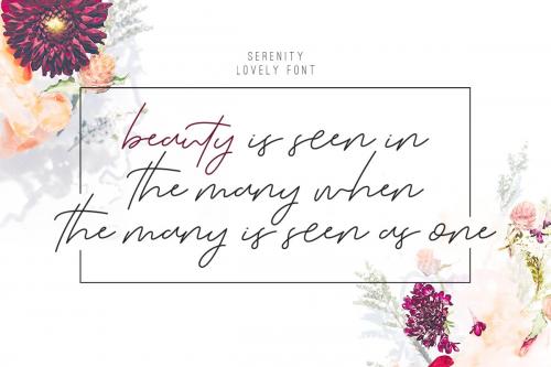 Serenity Font