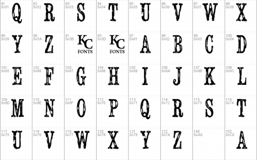 Serial Publication Font