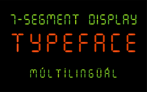 Seven Segment Font