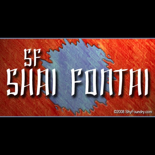 Sf Shai Fontai Font