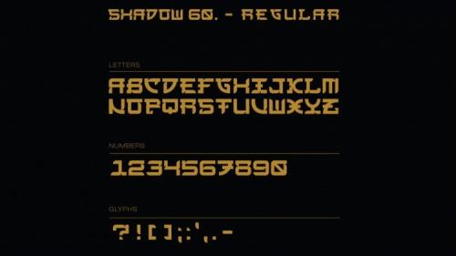 Shadow Display Font