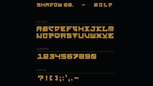 Shadow Display Font