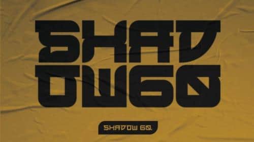 Shadow Display Font