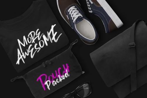 Shockwave Brush Font SVG Pack