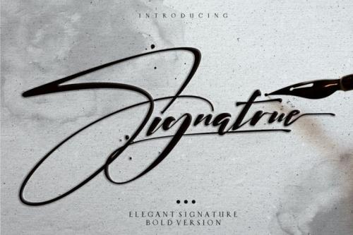 Signatrue Elegant Signature Font