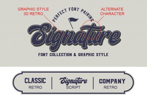 Signature Font Family