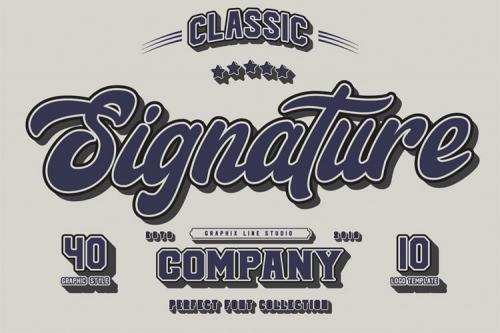 Signature Font Family