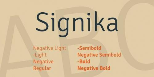 Signika Font Family