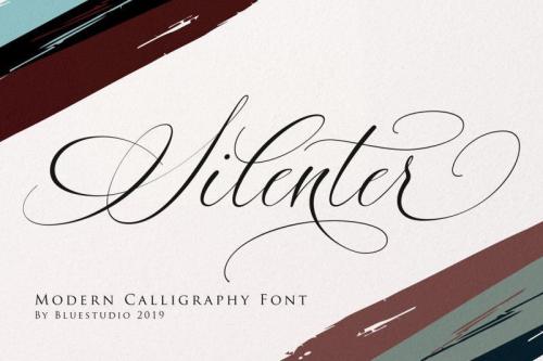 Silenter Calligraphy Font