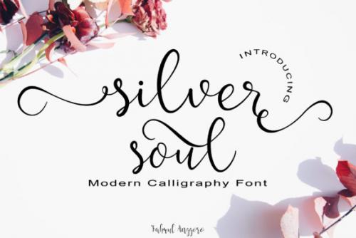 Silver Soul Calligraphy Font