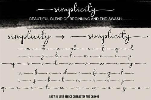 Simplicity Font Family