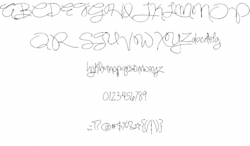 Simply Glamorous font