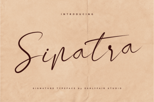 Sinatra Handwritten Font