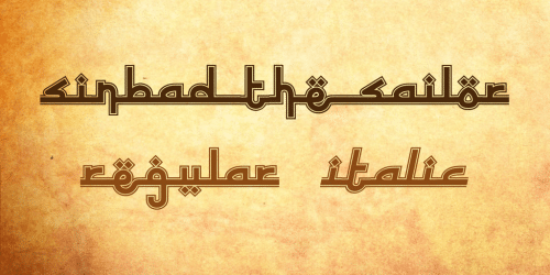 Sinbad the Sailor Font Family