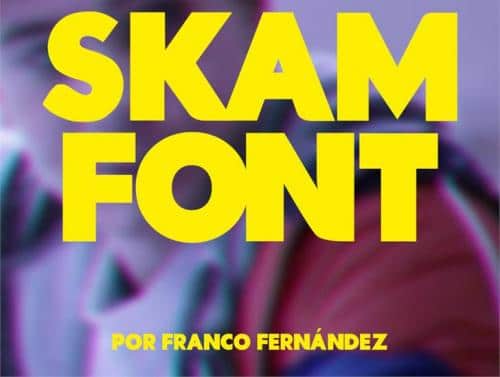 Skam Font