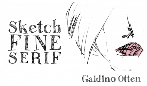 Sketch Fine Serif Font