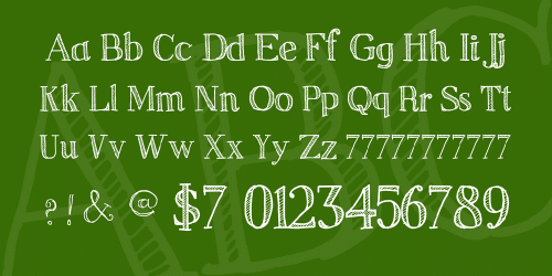Sketch Serif Font