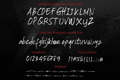 Skyfall Brush Font