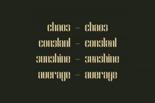 Slang Ligature Font