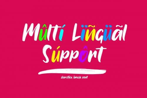 Slapstick Brush Font