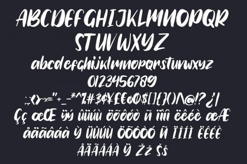 Slapstick Brush Font