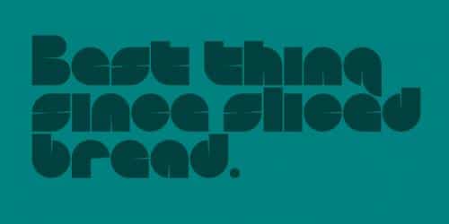 Slice Display Font