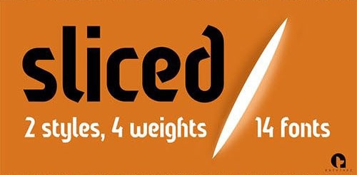 Sliced Font Family