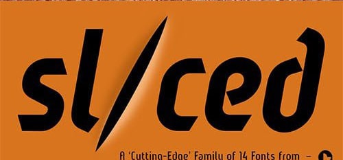 Sliced Font Family