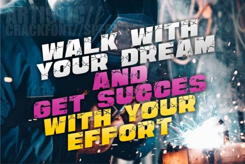 Smash Wall Display Font