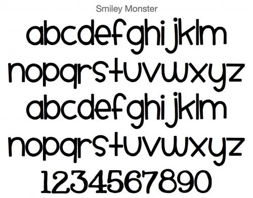 Smiley Monster Font
