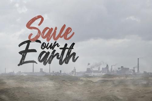 Smoke Attack Brush Font